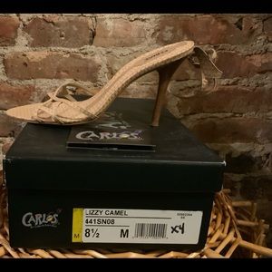 Carlos by Carlos Santana Lizzy Peep Toe Heels